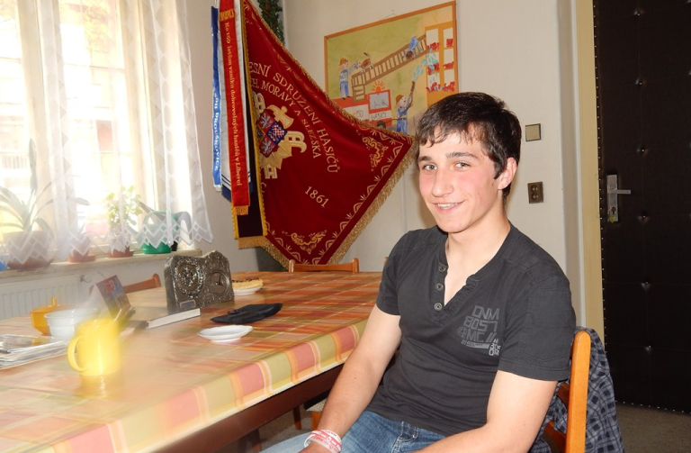 Mladý hasič Jirka Brázda